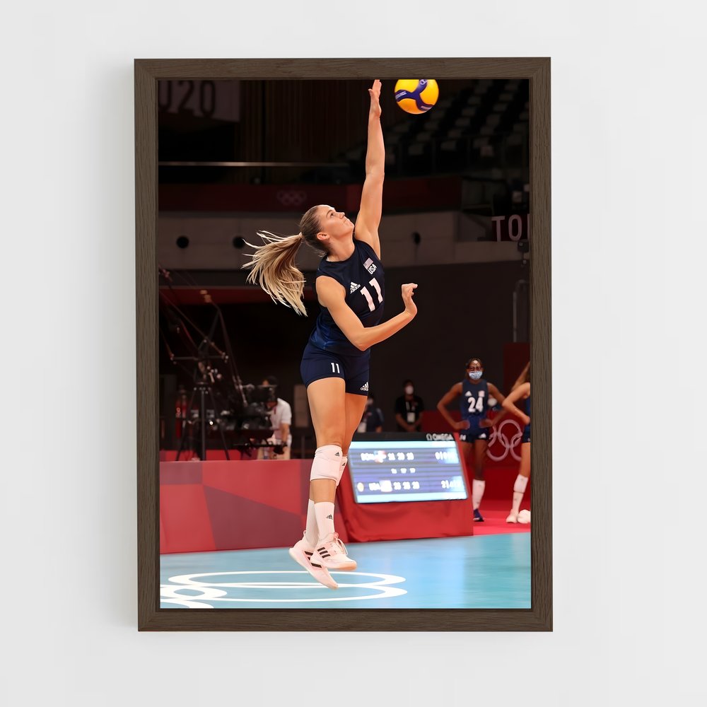 Poster L'Atterrissage Parfait – affiche Volleyball (vue 5)